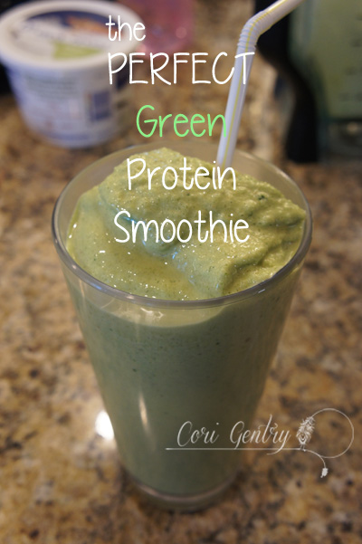 Green Protein Smoothies for Pregnant Mamas / 15g of Protein / Cori Gentry / Healthy Pregnancy